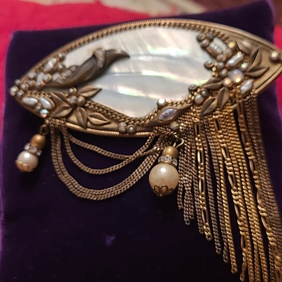 Vintage Art Nouveau Brooch/Pendant - Picture 2 of 4